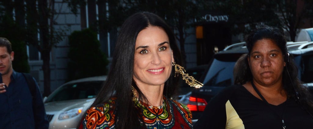 Demi Moore's Maxi Dress at Good Time Premiere