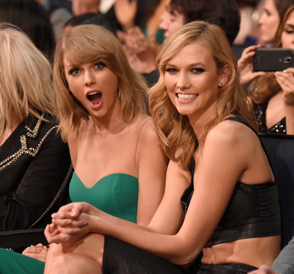 Karlie and Taylor stuck together at the 2014 American Music Awards.