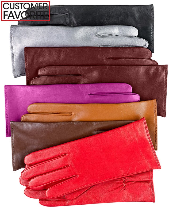 Charter Club Cashmere Lined Leather Gloves ($78)