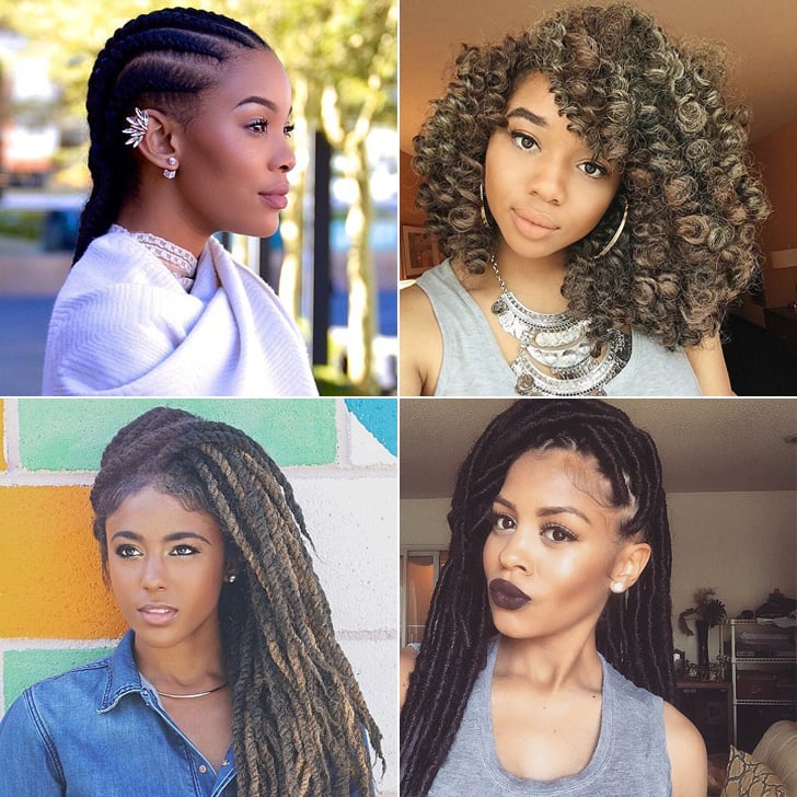 Different Styles For Box Braids