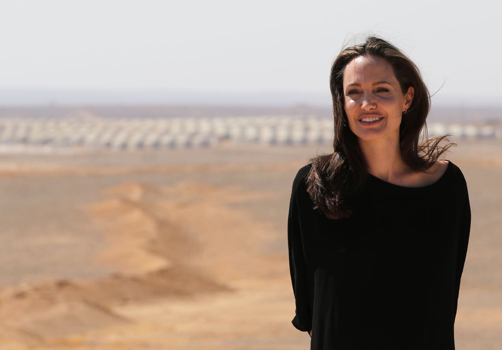 Angelina Jolie Visits a Refugee Camp in Jordan 2016