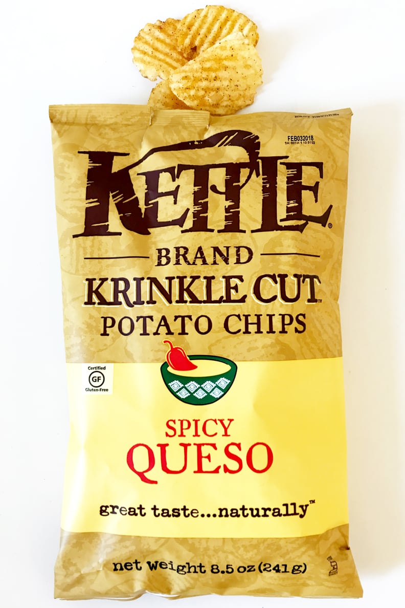 Kettle Brand Krinkle Cut Potato Chips in Spicy Queso