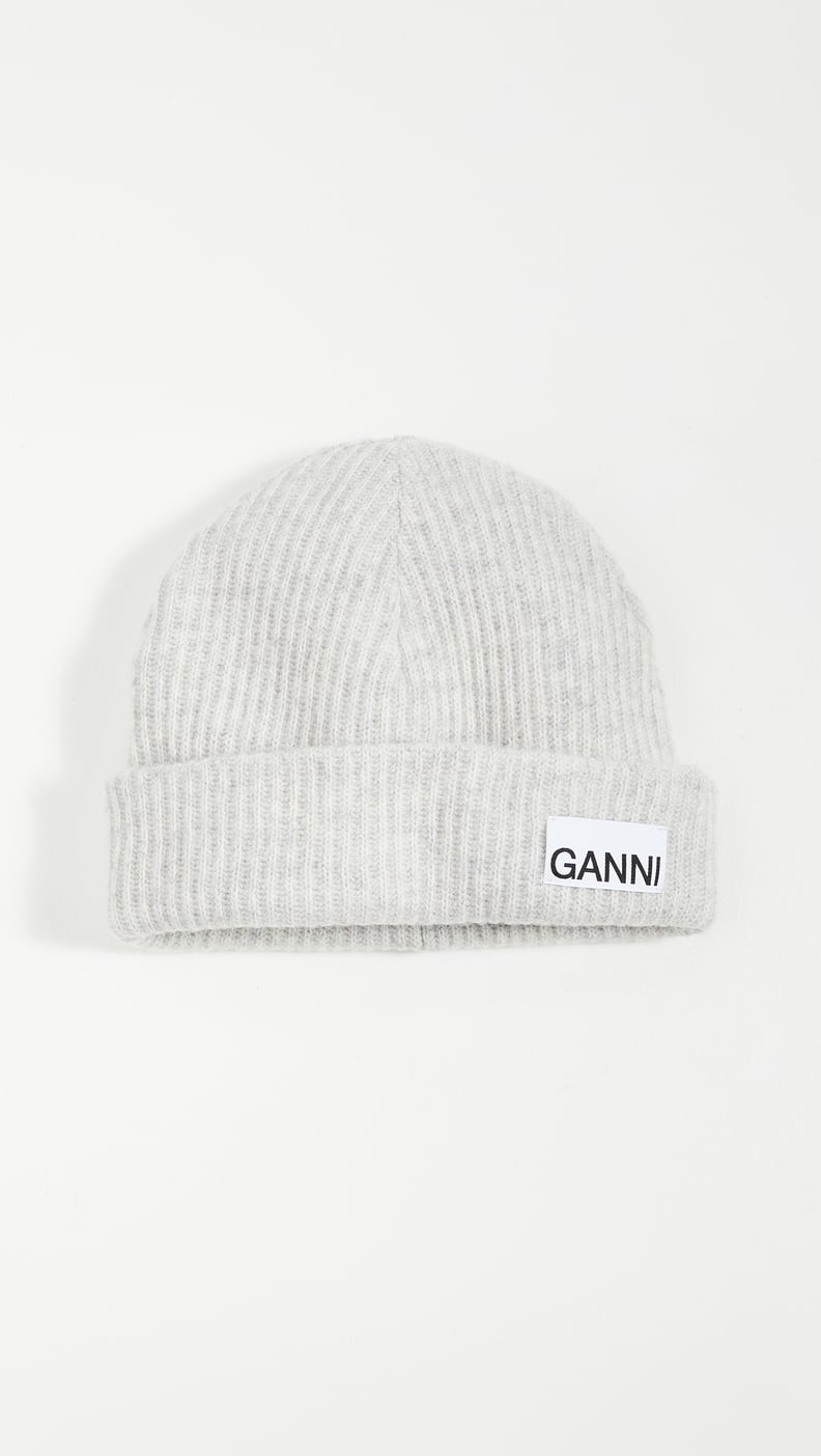 GANNI Recycled Wool Knit Hat