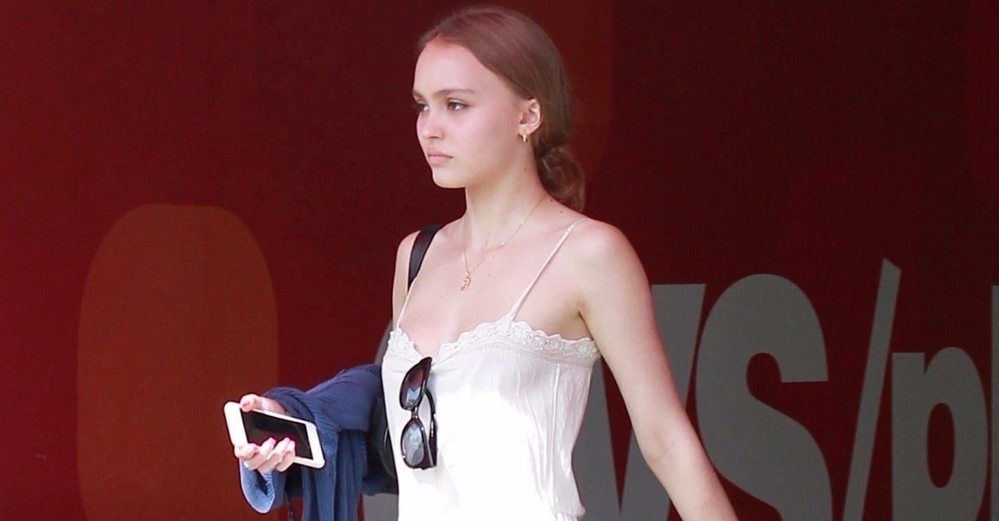 Lily-Rose Depp Red Block Heels | PS Fashion