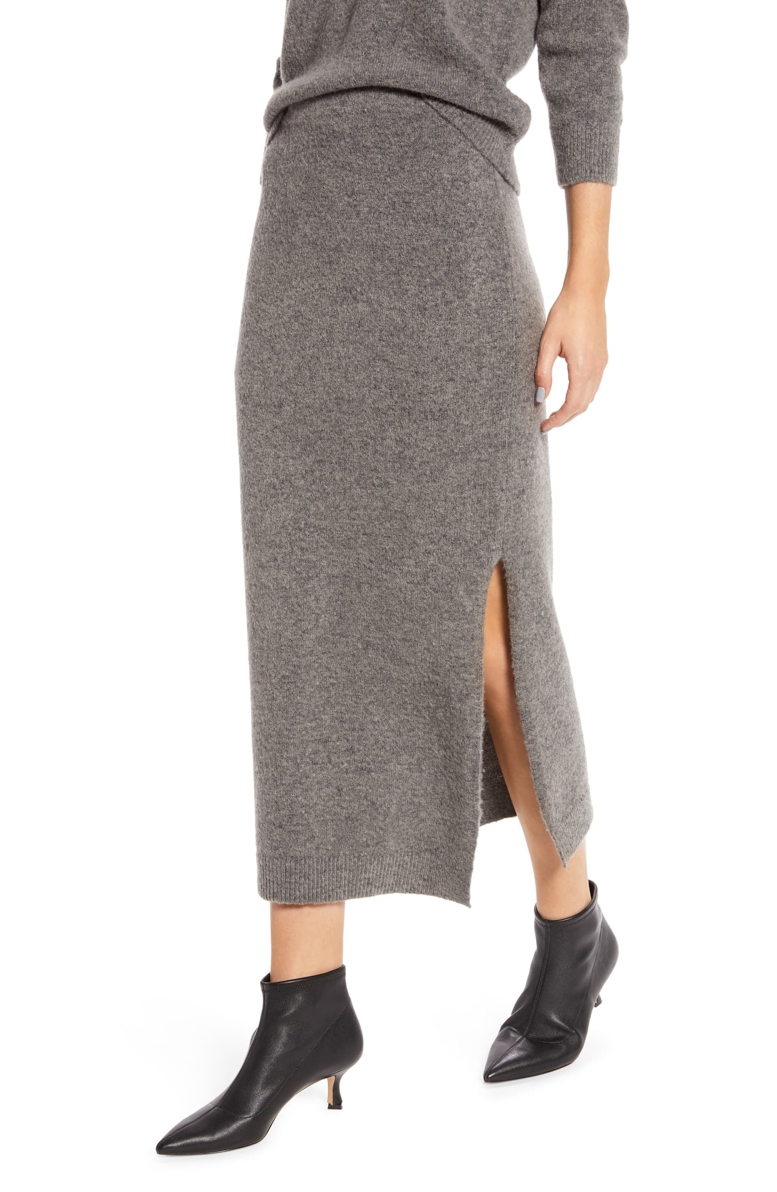 Nordstrom something discount navy sweater