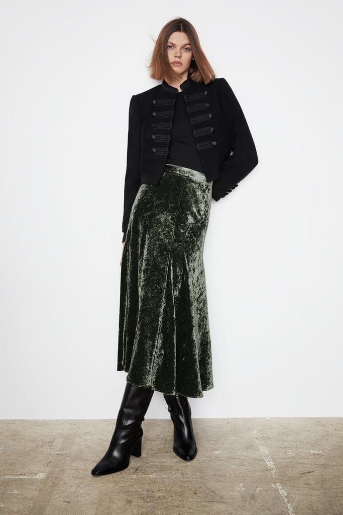 Zara Velvet Skirt