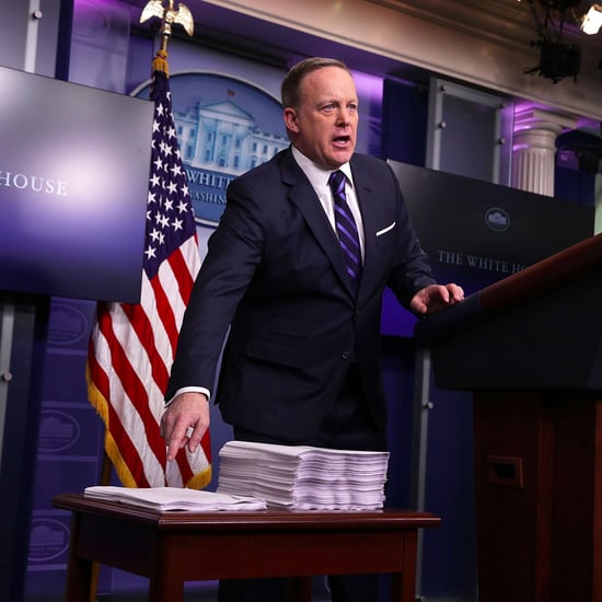 Sean Spicer Stacks of Papers Meme