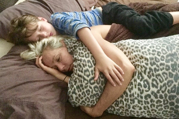 Boy Hugging Mom With Cancer POPSUGAR Family