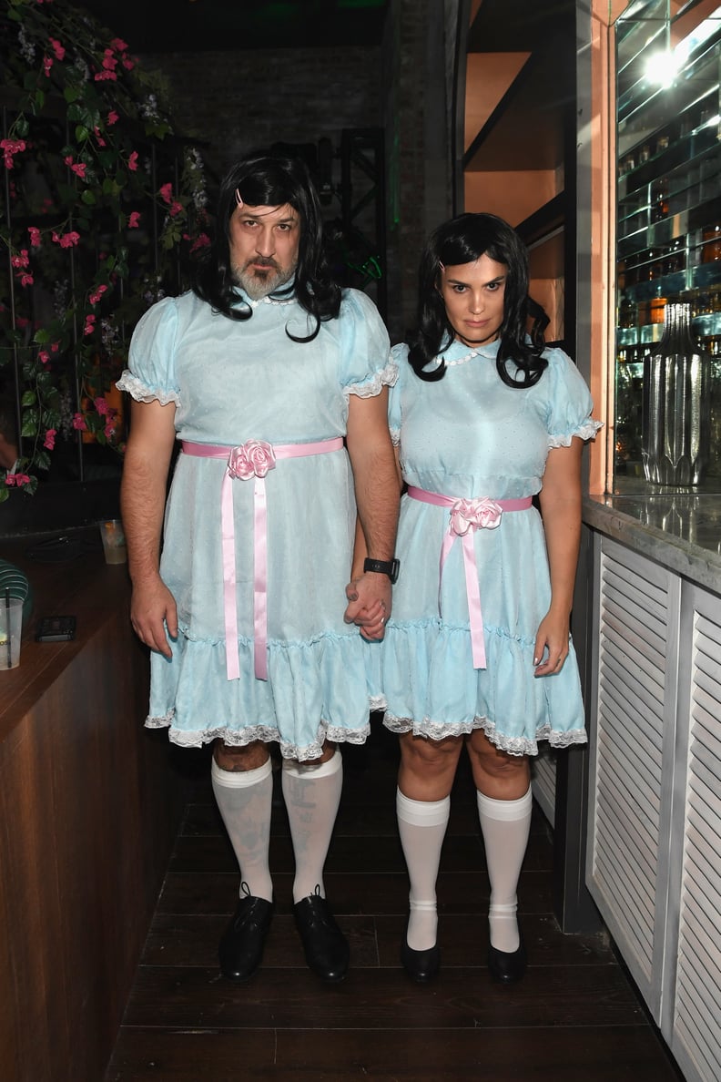 Joey Fatone and Izabel Araujo as The Shining Twins