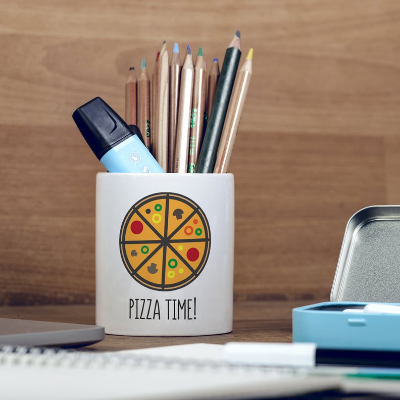 Pizza Time Pencil Pot