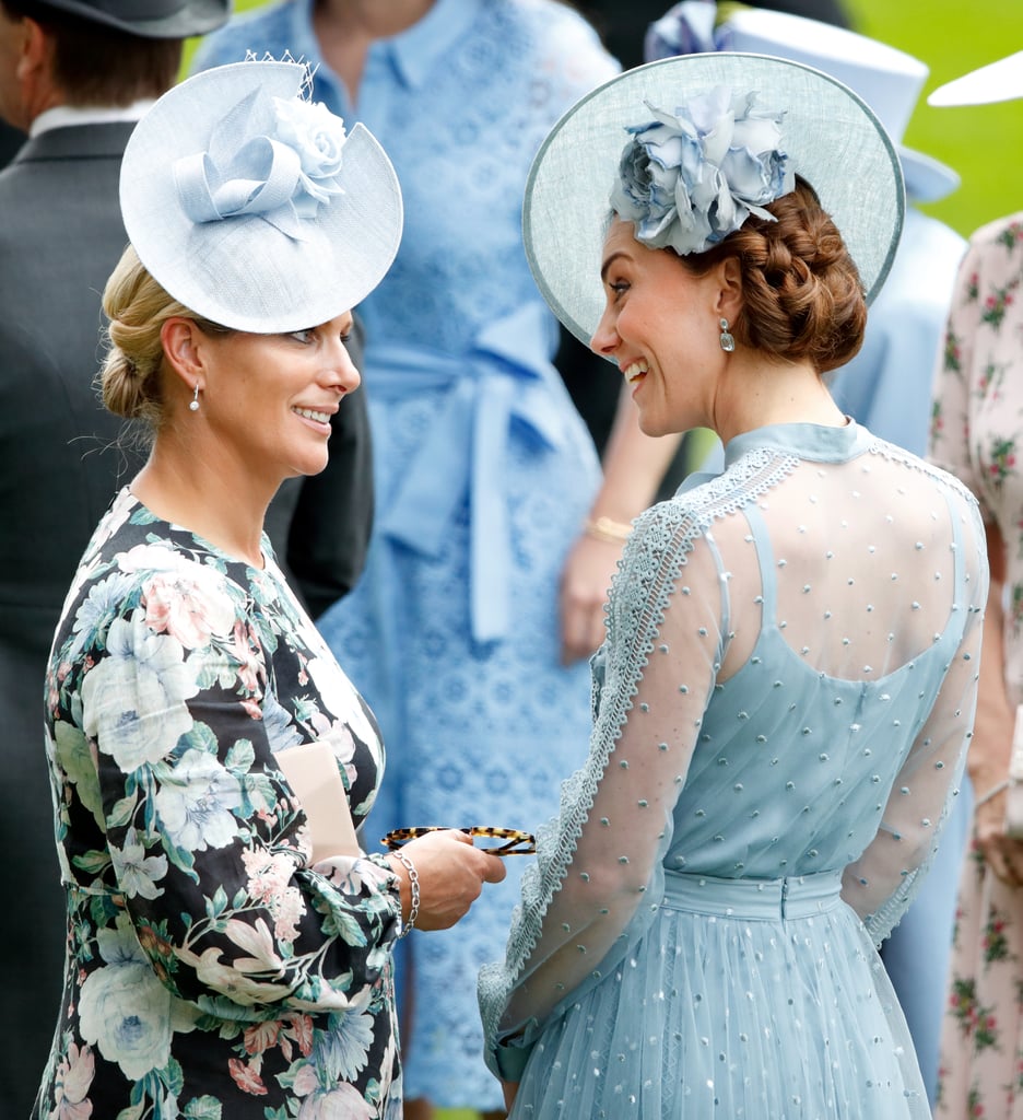 Kate Middleton and Zara Tindall at Royal Ascot in 2019