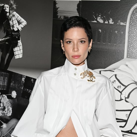 Halsey Wears Black Thong and Sheer Skirt to PFW