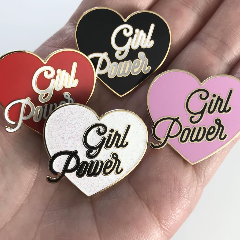 Girl Power Enamel Pin ($11)