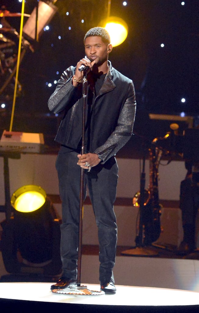 Usher performed at the "We Will Always Love You" show in LA.