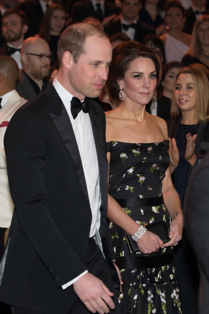 Prince William and Kate Middleton at the BAFTA Awards