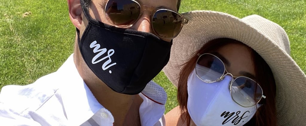 Sarah Hyland and Wells Adams Made the Most of Their OG Wedding Date in "Mr." and "Mrs." Face Masks