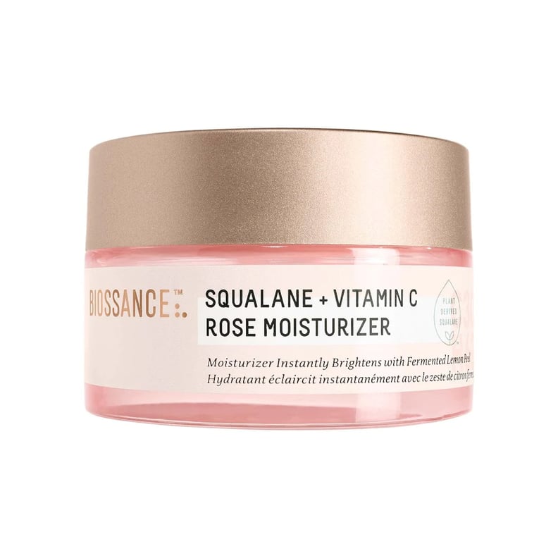 Best Lightweight Moisturizer: Biossance Squalane + Vitamin C Rose Brightening Moisturizer