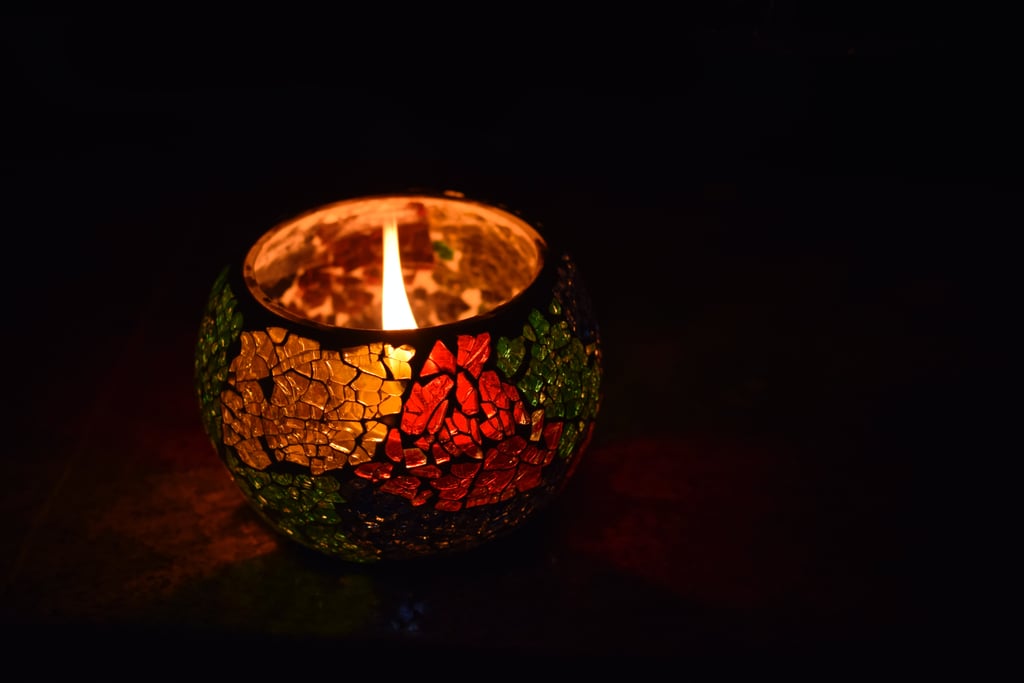 Holiday Zoom Background: Kwanzaa Candle