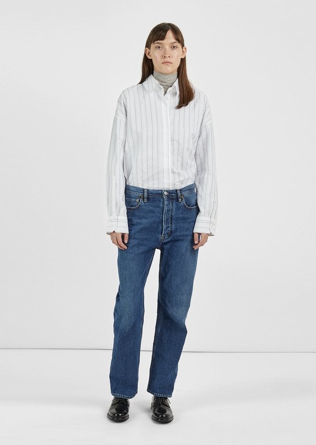 Acne Studios Log Mid Blue Jeans | Denim Trends For 2018 | POPSUGAR ...