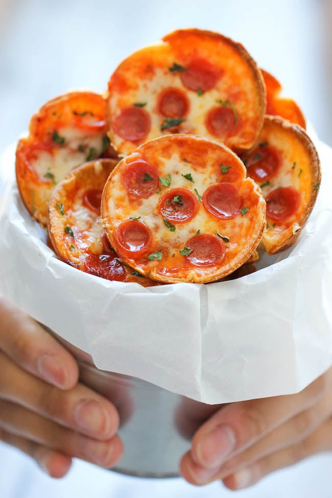 Mini Deep-Dish Pepperoni Pizzas