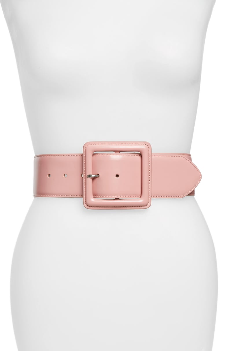 Covered Buckle Stretch Belt