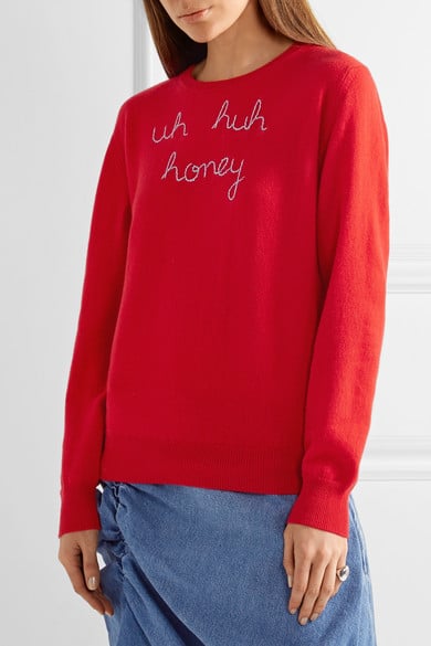 Lingua Franca — Uh Huh Honey Embroidered Jumper
