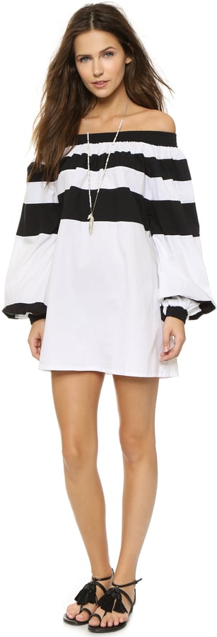 MLM Afar Off Shoulder Mini Dress ($175)