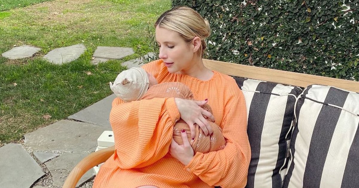Emma Roberts Shared Her First Photo of Baby Rhodes, and Their Matching Looks Are Too Cute