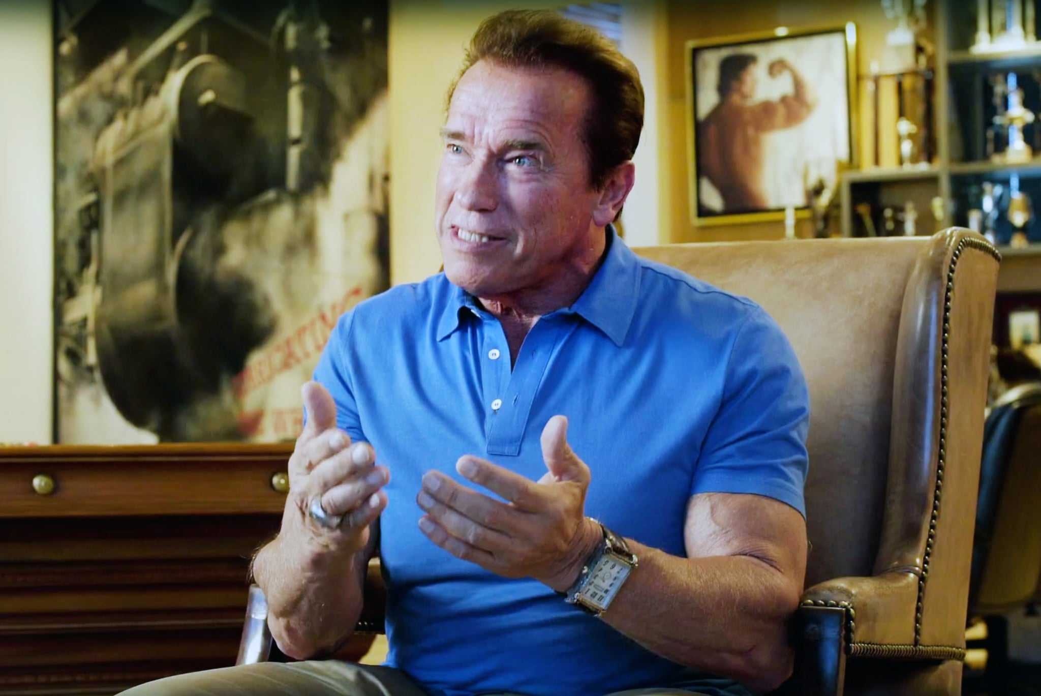 THE GAME CHANGERS, Arnold Schwarzenegger, 2018. Fathom Events / courtesy Everett Collection