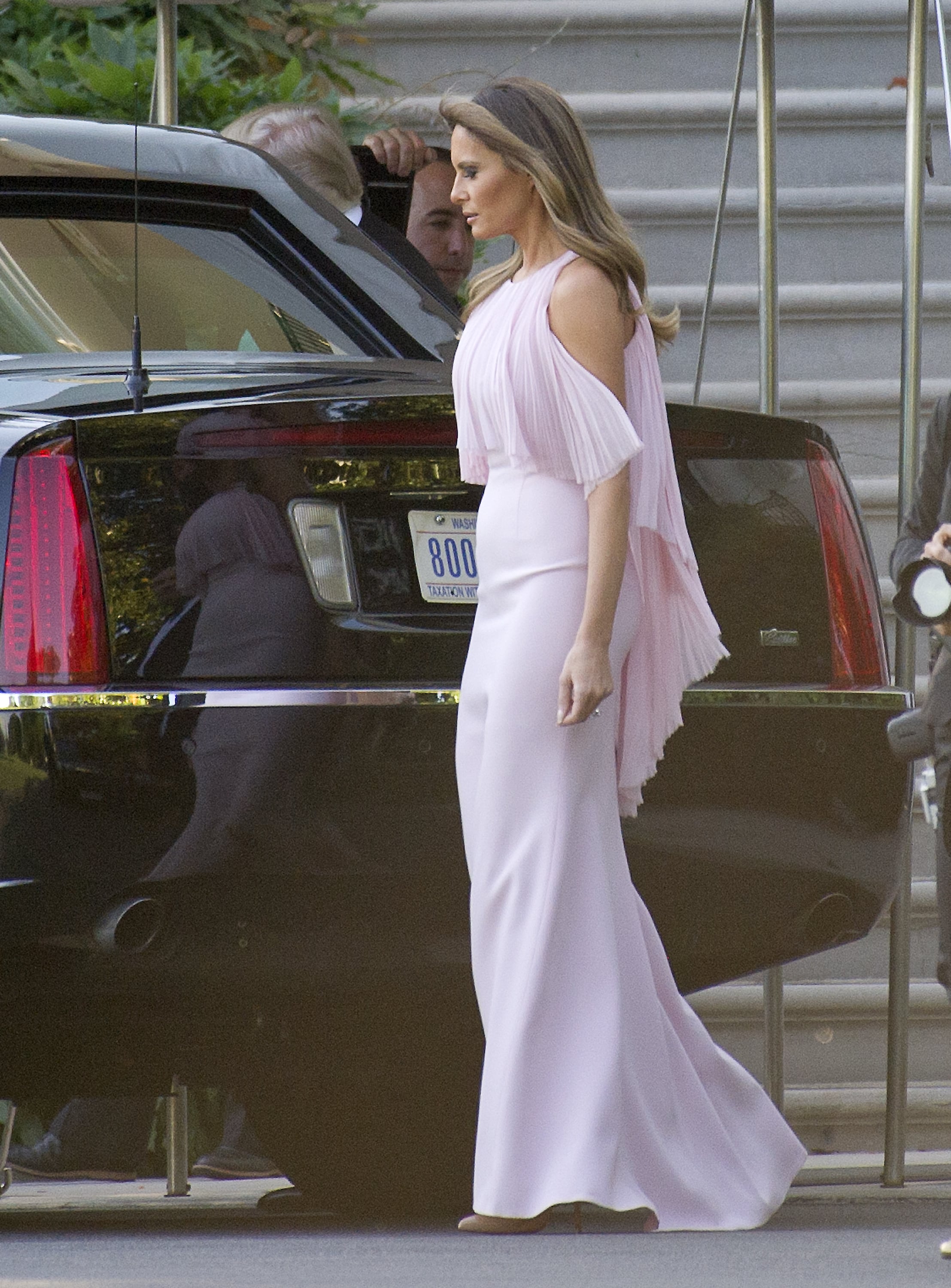 Melania Pink J. Mendel Dress | PS Fashion