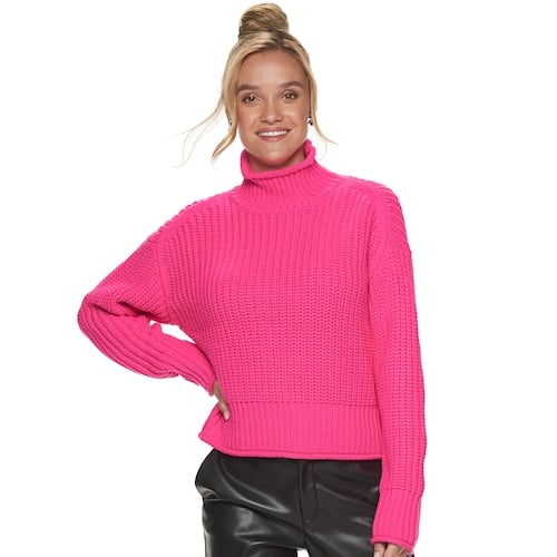 Apt. 9 x Cara Santana Drop Shoulder Mockneck Sweater