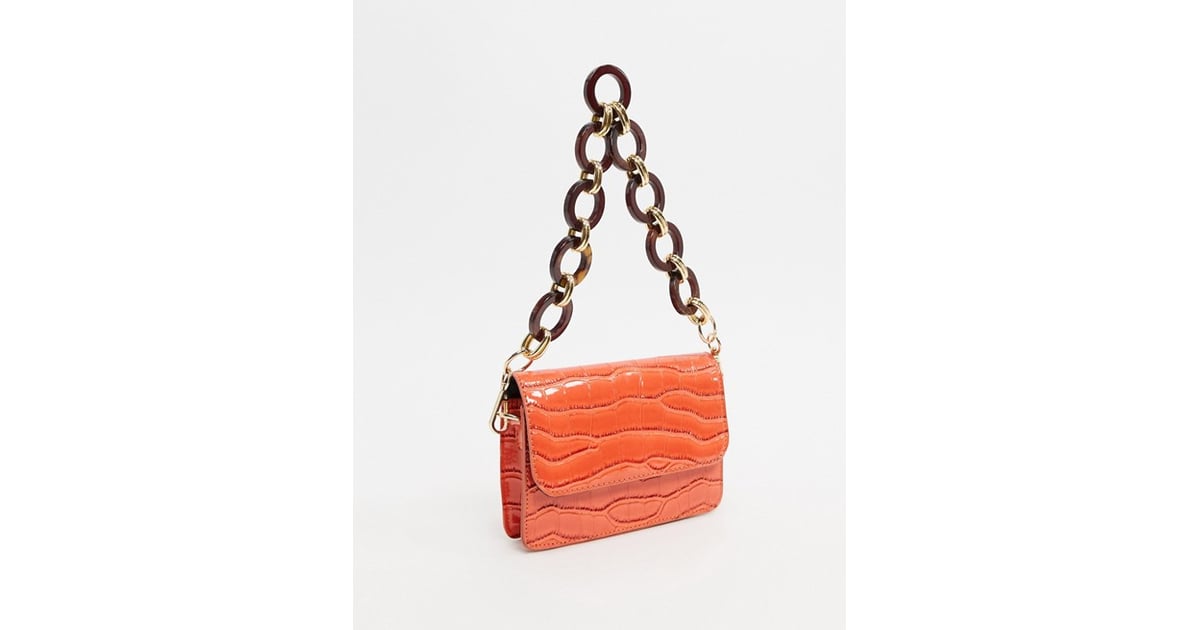 ASOS Design Orange Croc Mini Bag | Best Handbags 2020 | Shopping Guide ...