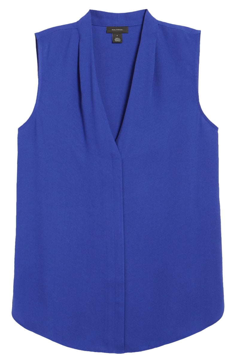 Halogen Sleeveless V-Neck Top