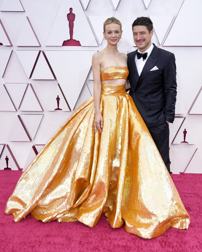 Carey Mulligan and Marcus Mumford at the Oscars 2021