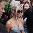 Kim Kardashian Channels Pamela Anderson on a Morning Gelato Run in Italy