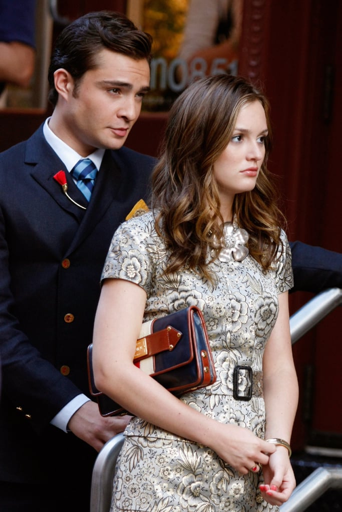 Blair's Gold Minidress on Gossip Girl