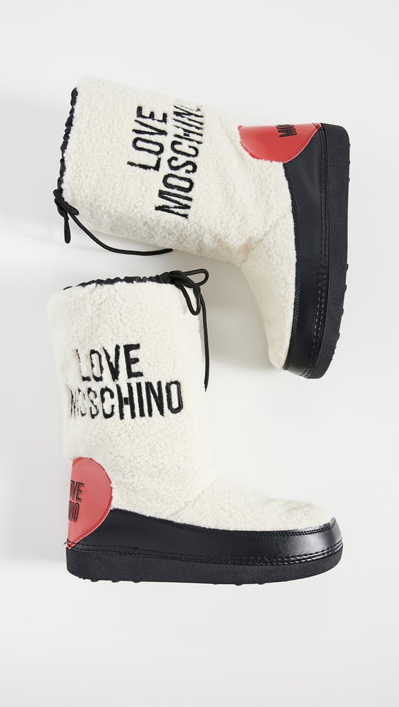 Moschino Shearling Snow Boots