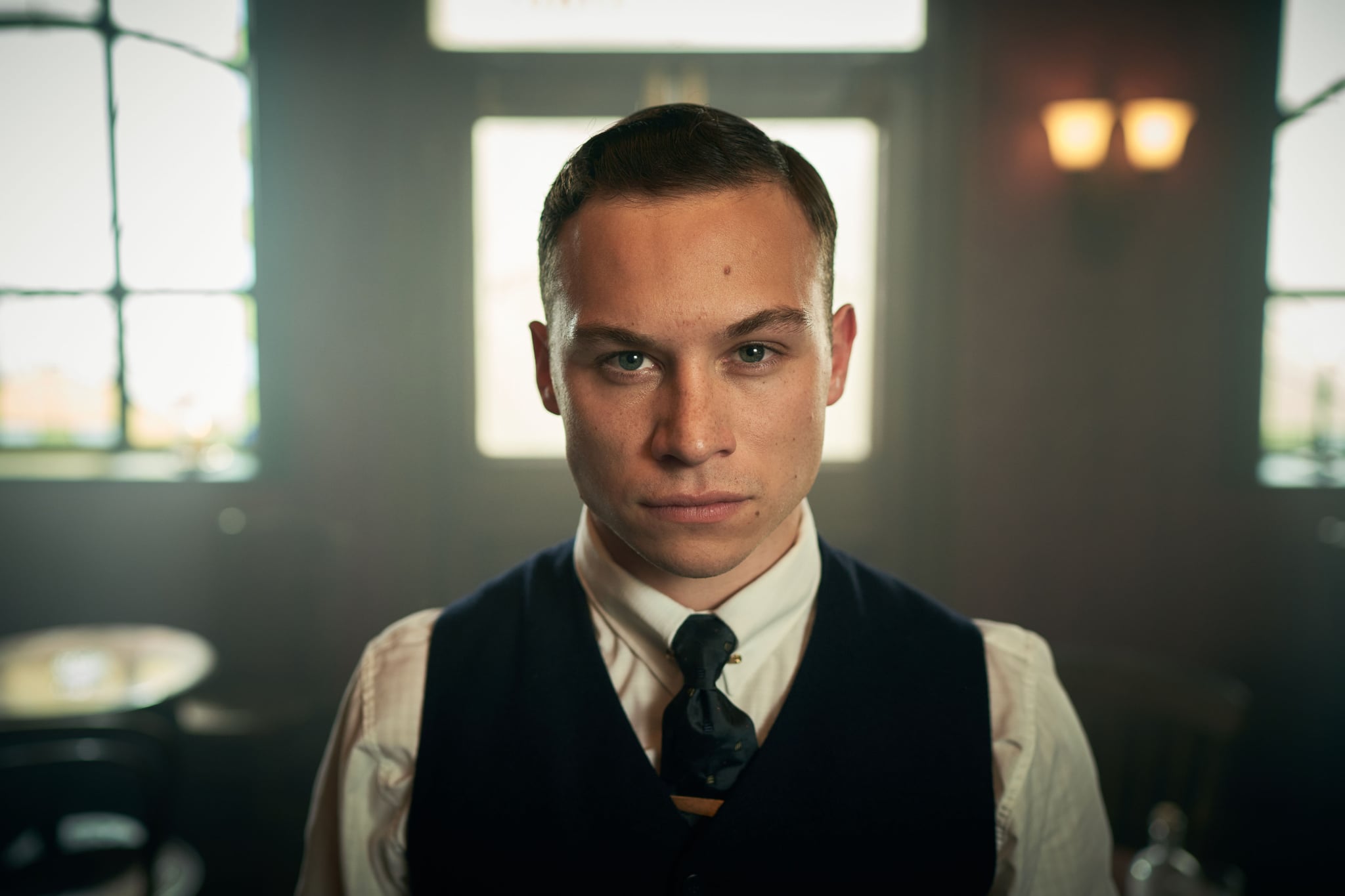 WARNING: Embargoed for publication until 00:00:01 on 17/09/2019 - Programme Name: Peaky Blinders V - TX: n/a - Episode: Peaky Blinders V Ep 6 (No. 6) - Picture Shows:  Michael Gray (Finn Cole) - (C) Caryn Mandabach Productions Ltd. 2019 - Photographer: Robert Viglasky