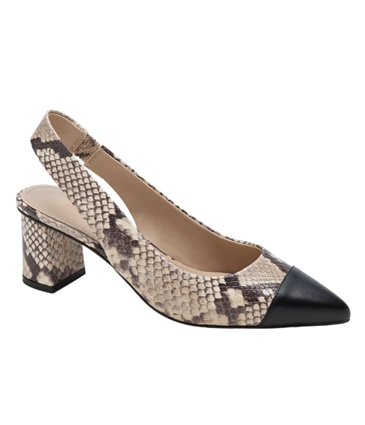 block slingback
