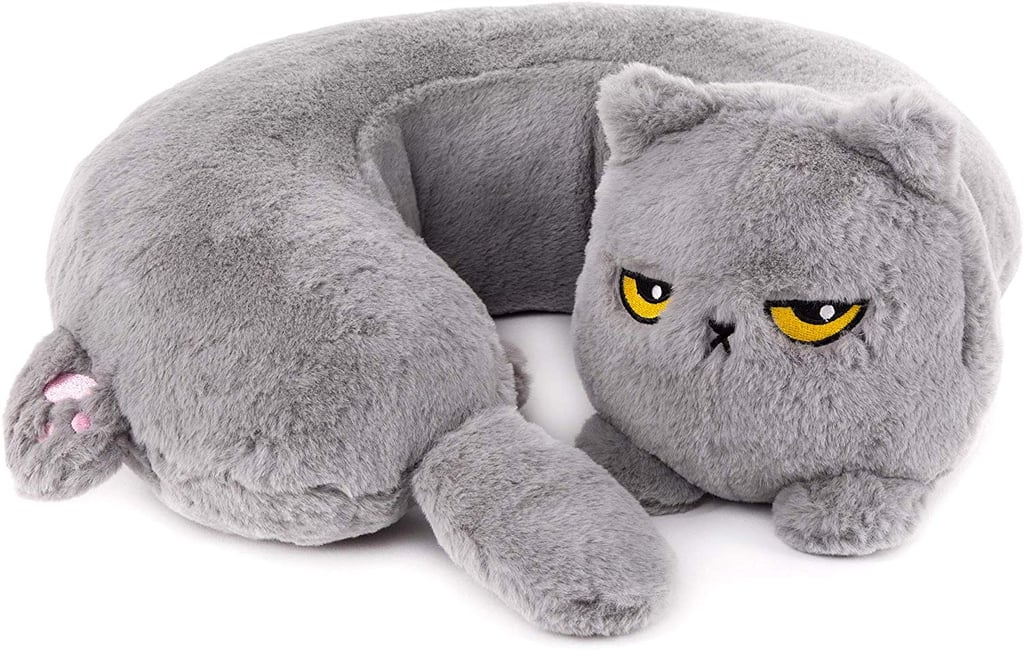 Smoko Heated Grumpy Cat Neck Pillow