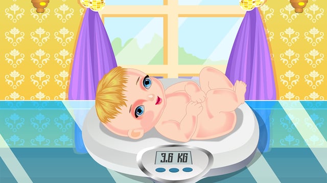 Of course, you would be a bad, bad doctor if you didn't weigh the baby.