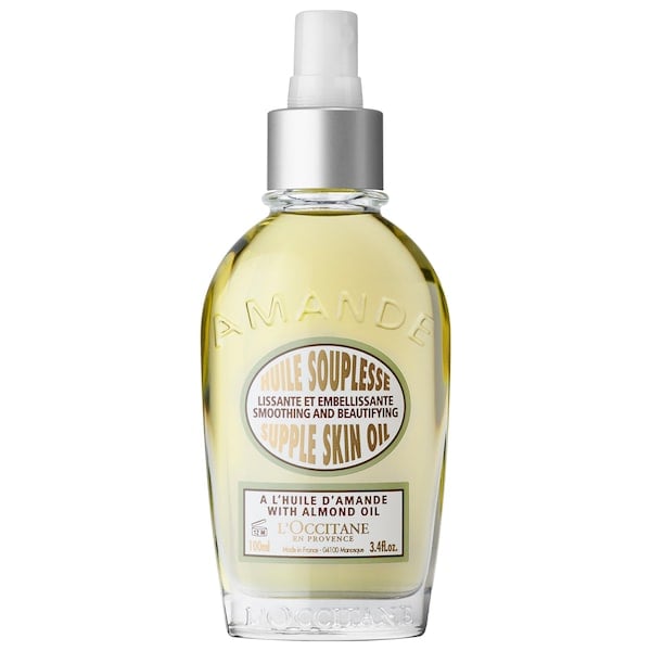 L'Occitane Almond Smoothing and Beautifying Supple Skin Oil Best Body Oils at Sephora