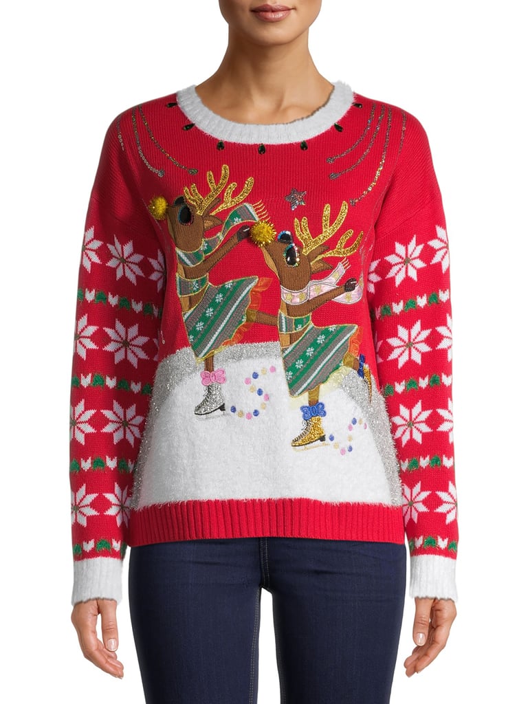 Holiday Time Women's Ugly Christmas Sweater