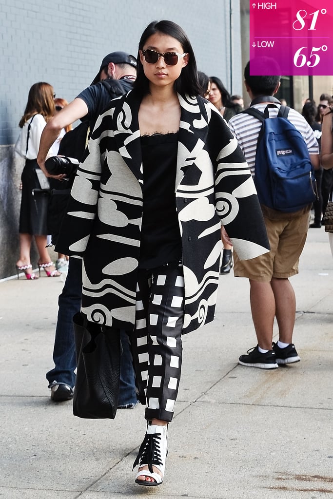 NYFW Day 4; Average: 73°F