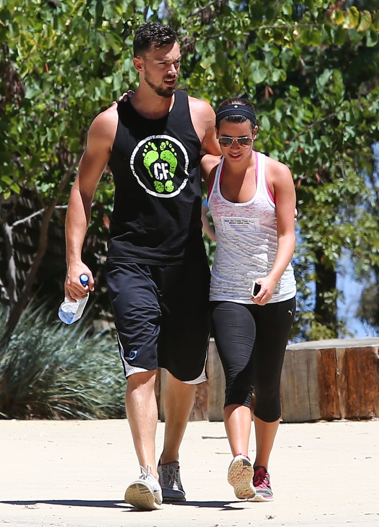 Lea Michele and Matthew Paetz Show PDA on Hike