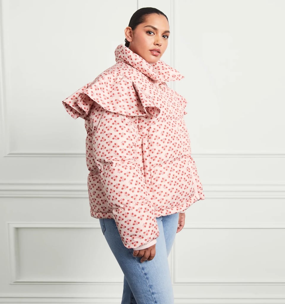 Hill House Home The Violet Ruffle Sleeve Puffer Jacket