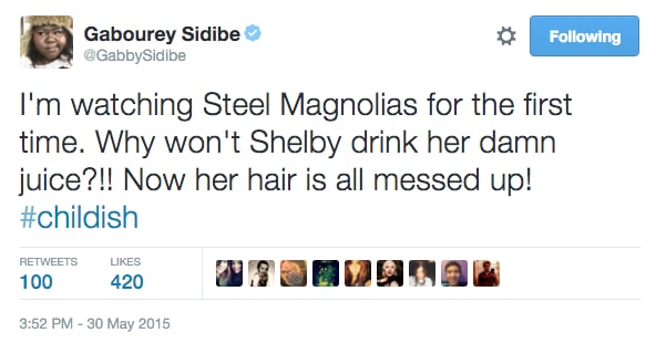 Funny Gabourey Sidibe Tweets