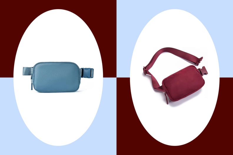 Collage of two women wearing Amazon's Telena belt bag.