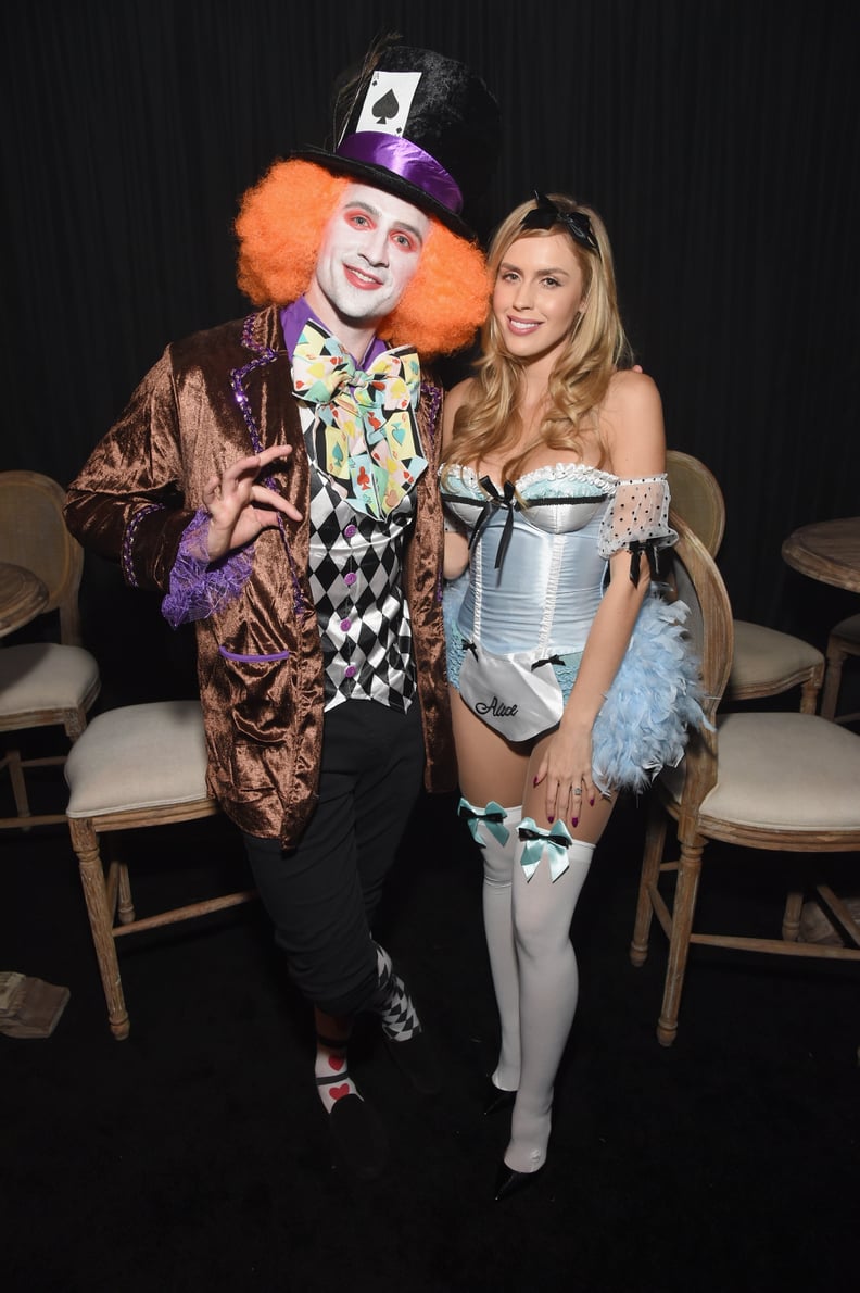 Ryan Lochte and Kayla Rae Reid as The Mad Hatter and Alice From Alice in Wonderland