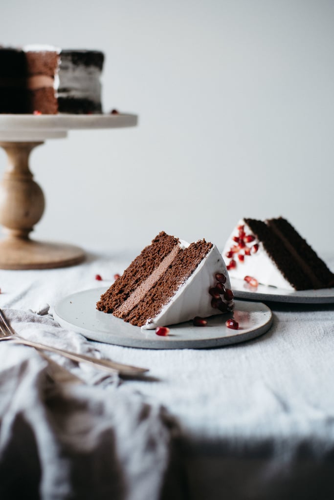 Chocolate Layer Cake With Cacao Macadamia Mousse and Coconut Whip